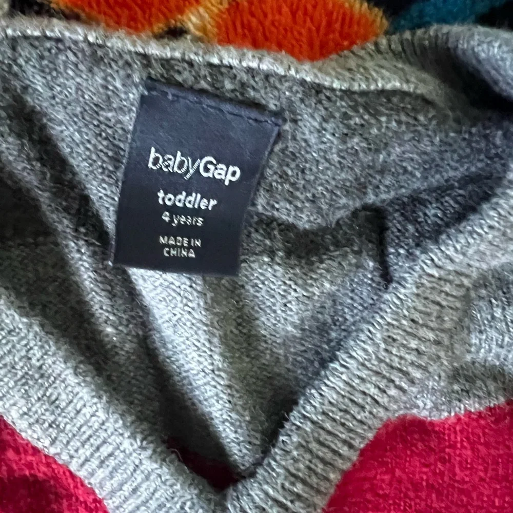 Gap Striped V-neck Sweater Cotton Boys